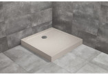 Brodzik kwadratowy Radaway Doros C Compact, kwadratowy 90x90 cm - stone kaszmirowy
