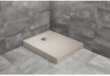 Brodzik prostokątny Radaway Doros F Compact, 140x80cm, akrylowy - stone kaszmirowy