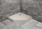 Brodzik prostokątny Radaway Doros F Compact, 140x80cm, akrylowy, stone biały