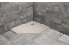 Brodzik pięciokątny prawy Radaway Doros PT E 100x90cm - stone kaszmirowy