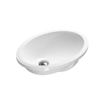 Umywalka nablatowa Catalano Zero 32 cm, okrągła - biała