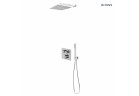 Zestaw Oltens Onega (S) bateria podtynkowa z deszczownicą 25 cm Vindel (S)i kompletem prysznicowym Sog chrom 36621100