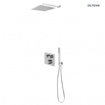 Zestaw Oltens Onega (S) bateria podtynkowa z deszczownicą 25 cm Vindel (S)i kompletem prysznicowym Sog chrom 36621100