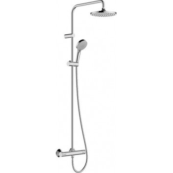 Zestaw prysznicowy Hansgrohe Vernis Blend Vario z drążkiem Crometta 65 cm - chrom