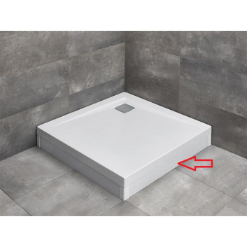 Panel Radaway 140 cm do brodzika Argos C lub D z obudową - biały