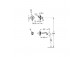 Umywalkowa bateria podtynkowa Tres Clasic, 2-otworowa, stal