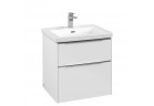 Szafka podumywalkowa Villeroy&Boch Subway 3.0. 572x576x478 mm, 2 elementy wysuwane - Brilliant White