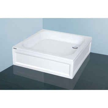 Obudowa brodzika Sanplast Classic OBa/CL 90x90x15 biew - biała