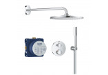 Zestaw prysznicowy Grohe Precision Thermostat z deszczownicą Vitalio Rain Mono 310 - chrom