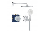 Zestaw prysznicowy Grohe Precision SmartControl z deszczownicą Vitalio Rain Mono 310 - chrom