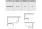 Drzwi prysznicowe Matrix MSD2-110, dwuelementowe, 1075-1115 x 1950, satyna + transparent 