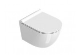 Miska WC Catalano Sfera 50x35 cm wisząca, Silentech (bez kołnierza) - biały połysk