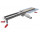 Odpływ liniowy, pełny zestaw, Wiper New Premium, 600mm, wzór Pure (do wklejenia płytki), wykończenie szlif