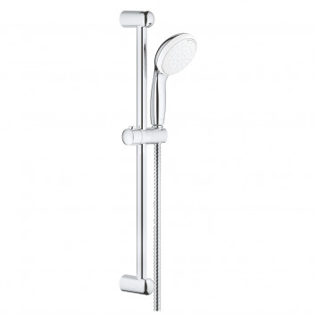 Zestaw prysznicowy Grohe Tempesta 100, słuchawka 2-funkcyjna z wężem 175cm i drążkiem 60cm, chrom
