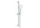 Zestaw prysznicowy Grohe Tempesta Cube 110, słuchawka 2-funkcyjna z wężem 175cm i drążkiem 60cm - chrom