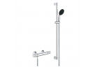 Bateria prysznicowa z termostatem Grohe Precision Start, natynkowa, z zestawem prysznicowym - chrom