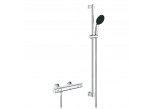 Bateria prysznicowa z termostatem Grohe Precision Start, natynkowa, z zestawem prysznicowym - chrom