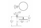 Lusterko GROHE SELECTION - Brushed cool sunrise