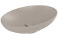 Umywalka nablatowa Villeroy & Boch Loop & Friends, 56x38cm, owalna, z przelewem, Stone White CeramicPlus