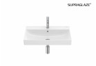 Mała umywalka ścienna Roca Ona 65x46 cm FIineceramic, z powłoką Supraglaze - biała