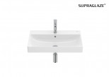 Mała umywalka ścienna Roca Ona 65x46 cm FINECERAMIC® - biała
