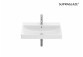 Mała umywalka ścienna Roca Ona 65x46 cm FINECERAMIC® - biała