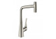 Bateria kuchenna Hansgrohe Metris Select M71, jednouchwytowa 320, 1jet - stal szlachetna finish