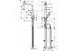 Bateria kuchenna Hansgrohe Metris Select M71, jednouchwytowa 320, 1jet - stal szlachetna finish