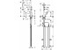 Bateria kuchenna Hansgrohe Metris Select M71, jednouchwytowa 320, wyciągana wylewka, 2jet, sBox - stal szlachetna finish