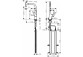 Bateria kuchenna Hansgrohe Metris Select M71, jednouchwytowa 240, wyciągana wylewka, 2jet, sBox - stal szlachetna finish