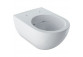 Miska wc Geberit Acanto wisząca 53x35 cm, lejowa, ukryte mocowania, TurboFlush, z powłoką KeraTect - biała