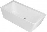Wanna wolnostojąca narożna lewa Excellent Lila 2.0, 160x73cm, akrylowa, z przelewem, biała