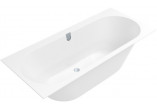 Wanna prostokątna Villeroy & Boch Oberon 2.0,  170x75 cm - biała Weiss Alpin