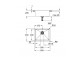 Zlewozmywak podblatowy Grohe K700 60-C 56/51 1.0, kompozytowy, 560x510 mm, szary granit