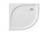 Brodzik Ravak Elipso Pro półokrągły 90x90 cm FLAT