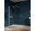 Drzwi suwane Walk-In Huppe Xtensa pure 4-kąt, 140 cm 1-częściowe ze stałym segmentem - profil srebrny połysk, szkło przeźroczyste z AntiPlaque, z dodatkową opcją wyposażenia listwą ścienną Select+