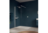 Ścianka Walk -in z ruchomym segmentem Huppe Enjoy Pure, Typ 800, chrom, szkło przeźroczyste z AntiPlaque