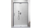 Drzwi prysznicowe suwane Radaway Idea Black DWJ 100 Lewe 98.7-101.2x200.5cm, profil czarny, szkło przejrzyste- sanitbuy.pl