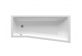 Wanna Ravak BeHappy II 150x75 cm, lewa, akrylowa - biała 