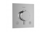 Bateria termostatyczna Hansgrohe Ecostat E do 2 odbiorników, podtynkowa, element zewnętrzny - chrom