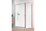 Ścianka boczna Radaway Alienta S 90 cm - szkło przezroczyste, profil chrom