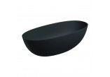 Wanna wolnostojąca Omnires Shell M+ 175x78cm - kolor black lava mat