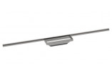Element zewnętrzny odpływu liniowego Hansgrohe RainDrain Minimalistic 1000, montaż przyścienny