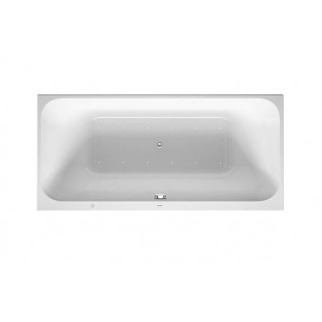 Wanna z hydromasażem Duravit Starck 200x100 cm, wariant hydromasażu Air-System - biała