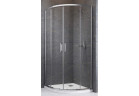 Kabina półokrągła Radaway Premium Pro PDD asymetryczna 80L x 100P cm - szkło przejrzyste, profil chrom