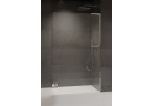 ścianka prysznicowa walk-in Radaway Modo SL Black  II 120 prawa, szkło przejrzyste, profil chrom