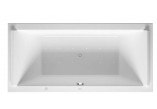Wanna z hydromasażem Duravit Happy D.2 190x90 cm, wariant hydromasażu Air-System - biała