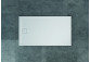 Brodzik z konglomeratu SanSwiss Livada W20AS prostokątny 110x80 cm - biały