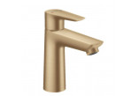 Bateria umywalkowa Hansgrohe Talis E 110, wysokość 162mm, z cięgłem i kompletem odpływowym, czarny chrom szczotkowany