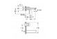 Bateria wannowa Grohe Lineare 4-otworowa - brushed hard graphite